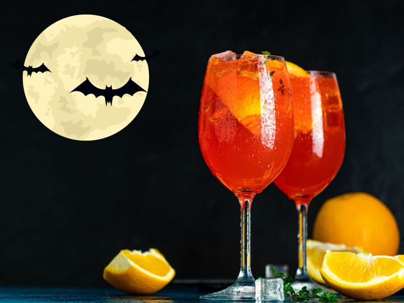 Aperol Sour: Cocktail für Halloween