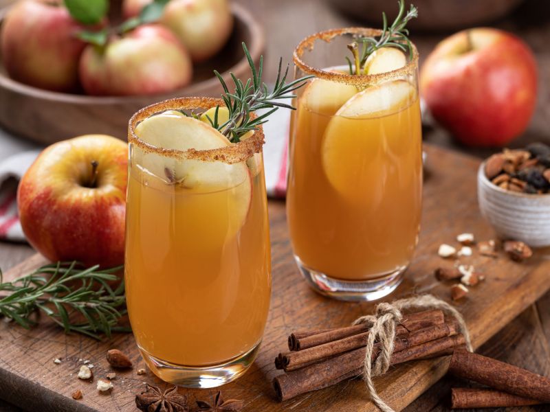 Apple Cider Spritz: Rezept für Herbst Drink