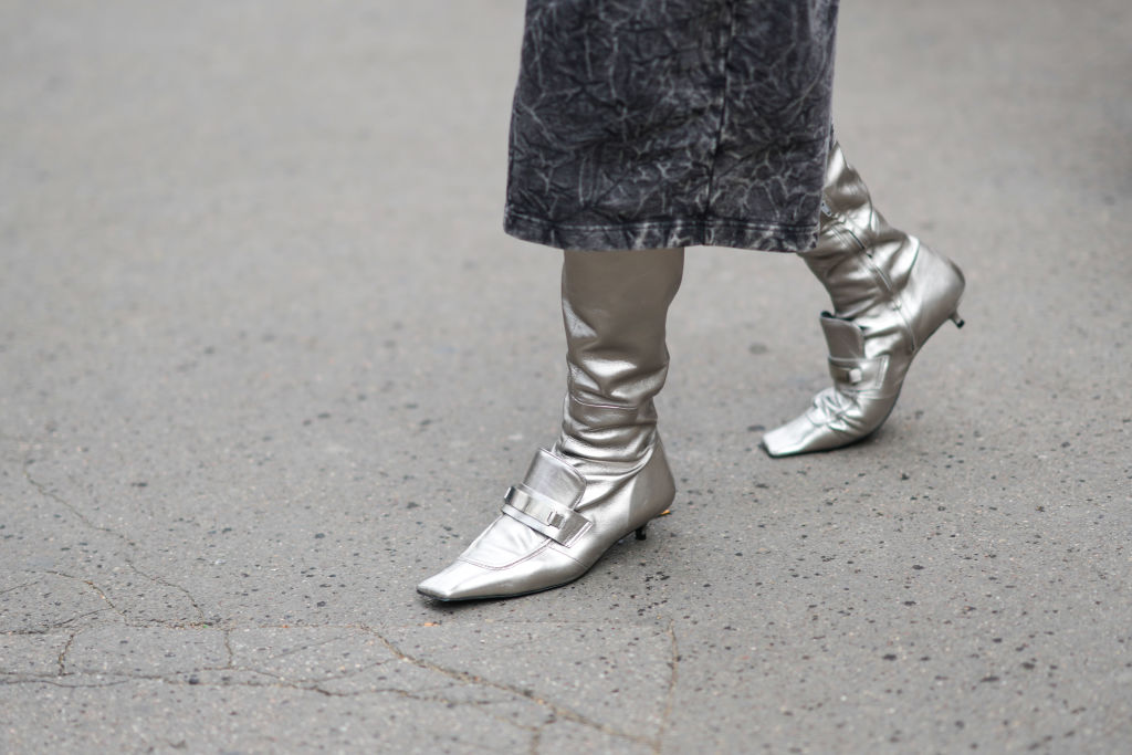 Metallics-Schuhe