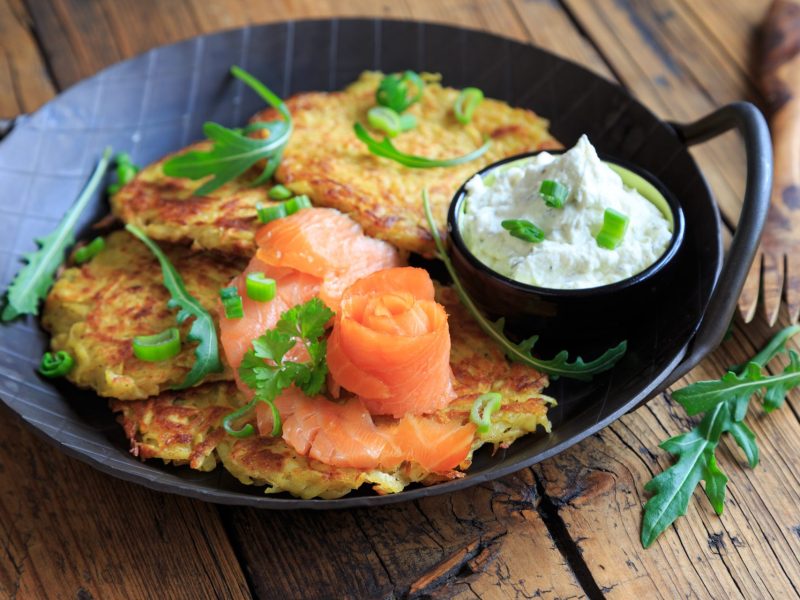 Reibeplätzchen Pfanne