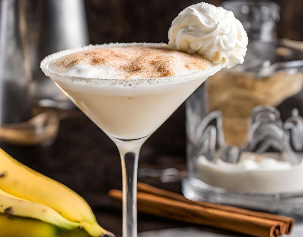 Banana Cream Martini Cocktail Rezept