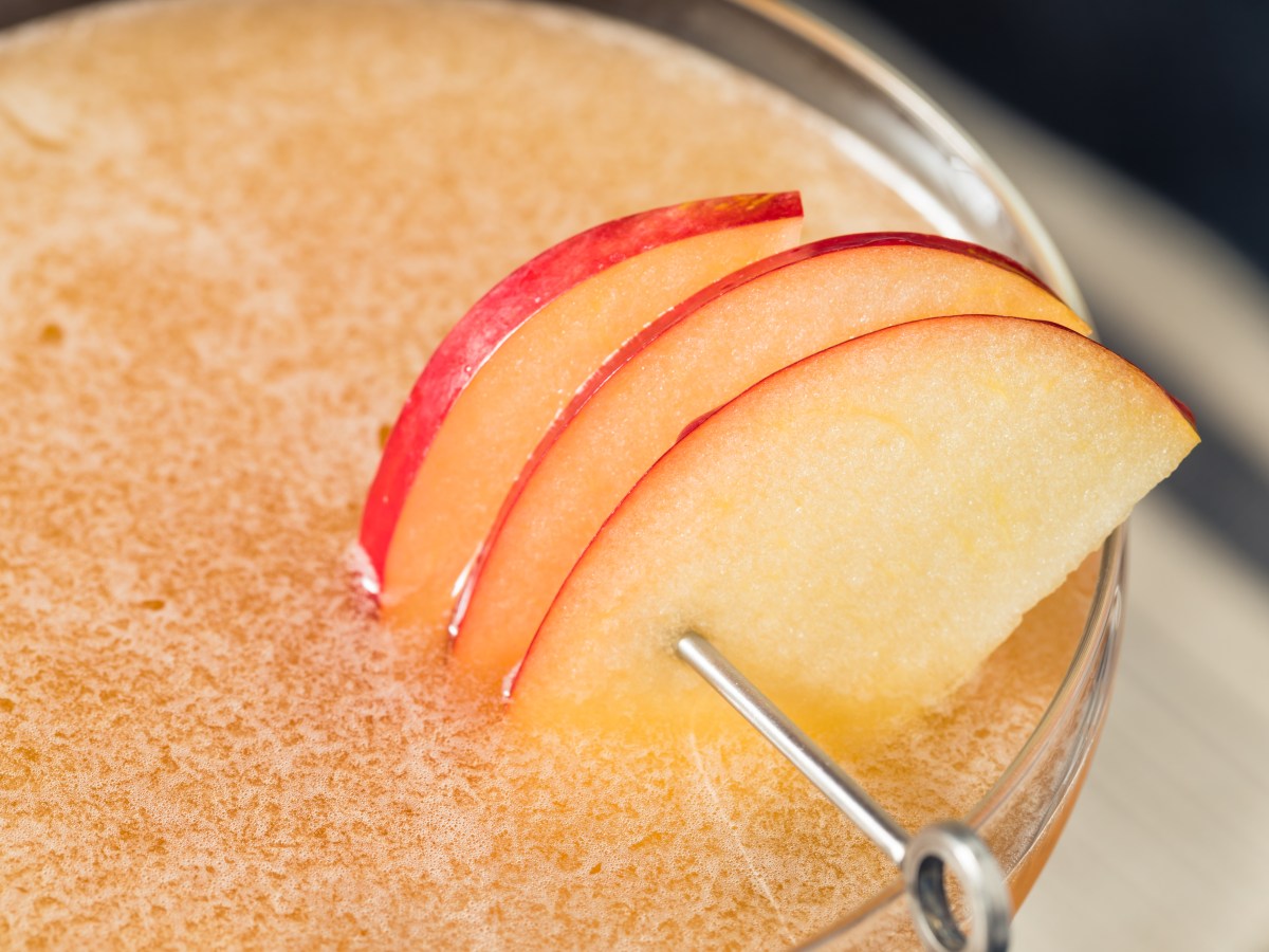 Apple Cider Martini: Wodka und Apfel