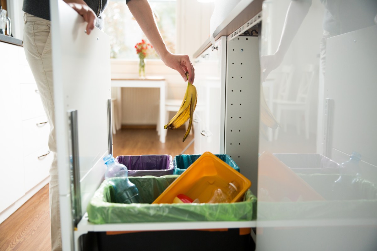 Müll trennen in der Küche