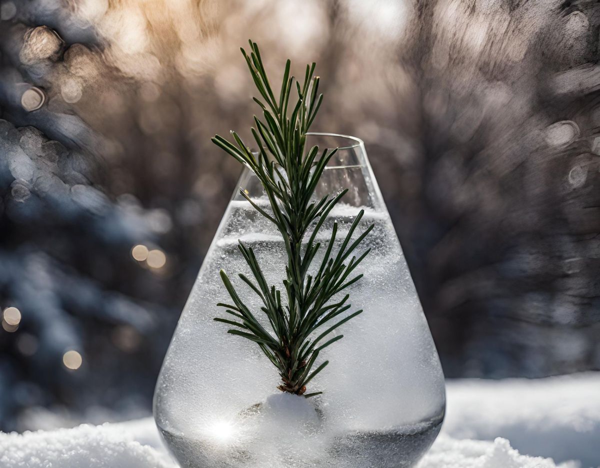 Schneekugel Cocktail: GIn & Tonic Rezept