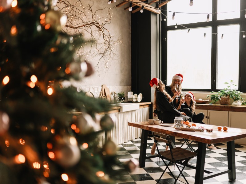 weihnachtliche Küchen-Deko