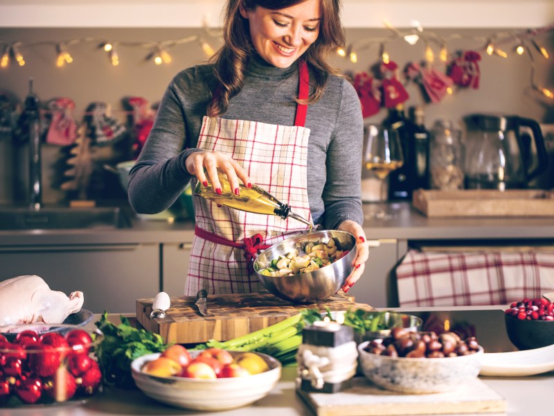 Küche vor Weihnachten