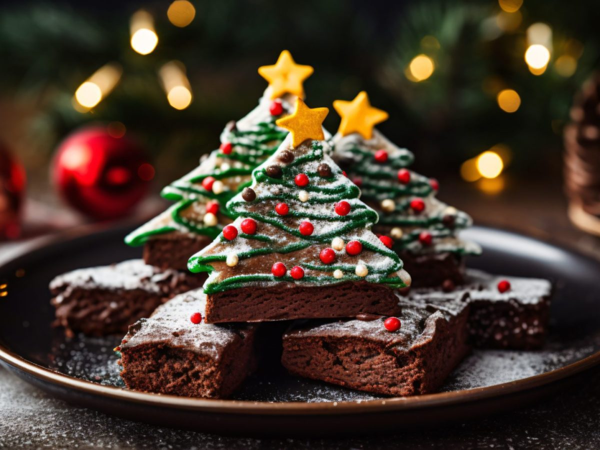 WeihnachtsbÃ¤ume Brownies