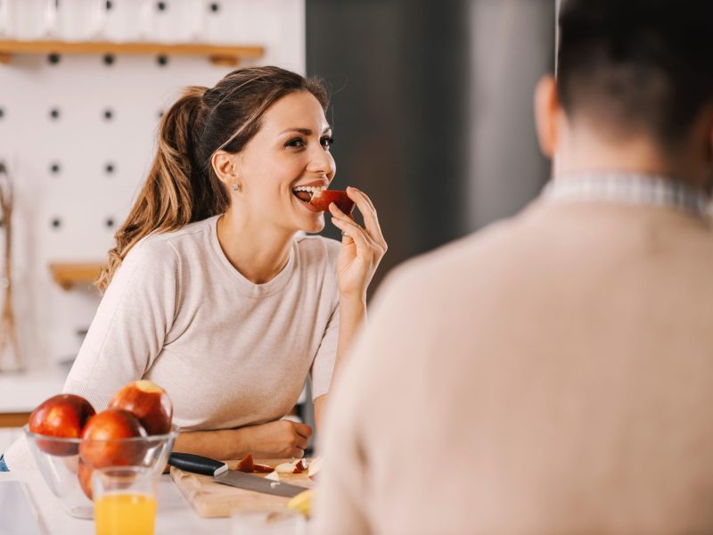 Frau Mann essen