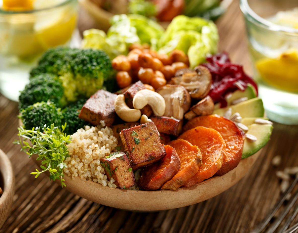 Vegane Bowl Tofu