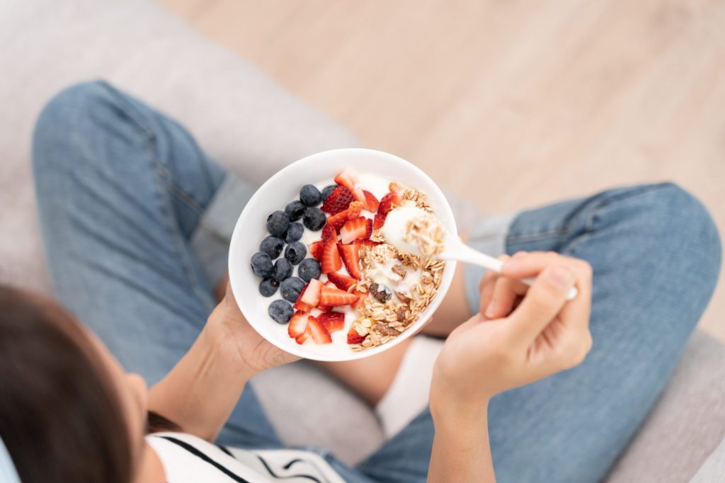 Joghurt mit Früchten