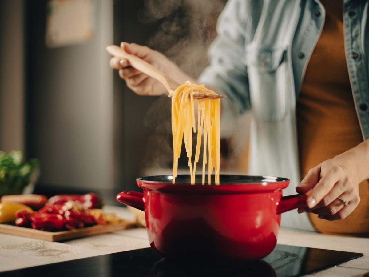 Spaghetti kochen