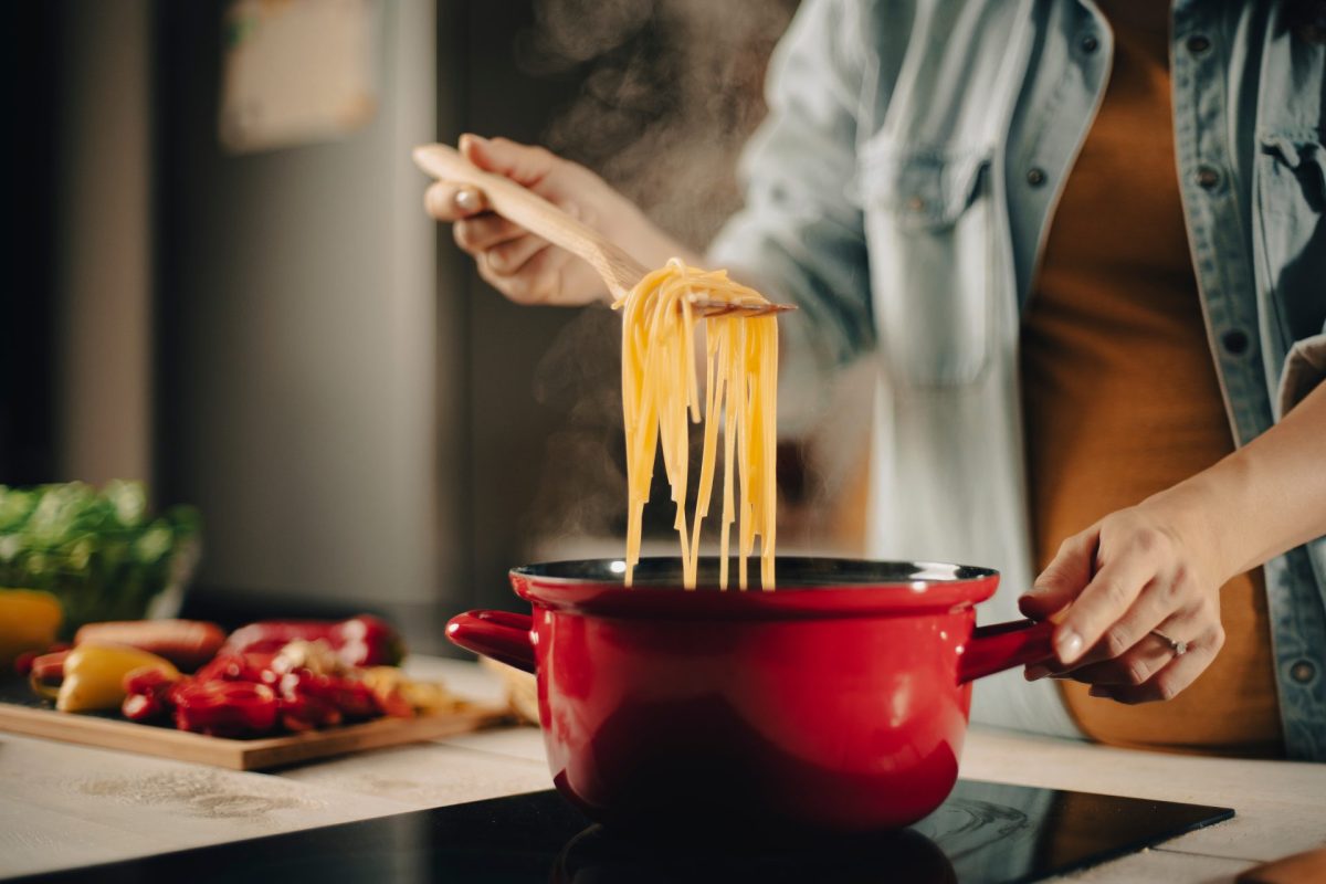 Spaghetti kochen