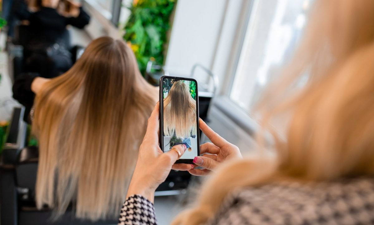 Haare färben