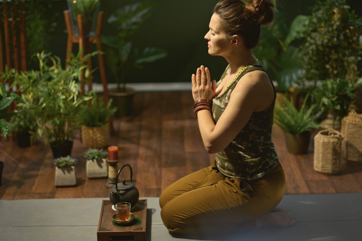 Frau Meditation