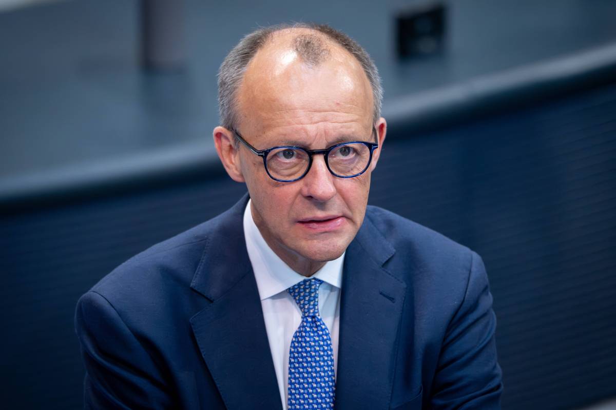 Bundesvorsitzender Friedrich Merz (CDU) im Bundestag.