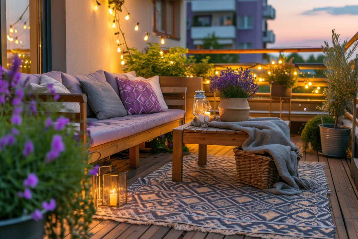 Südfranzösische Sommernächte auf dem Balkon. Lavendel braucht zwar nicht viel, aber der richtige Dünger boostert die traumhafte Pflanze im besten Sinne des Wortes.