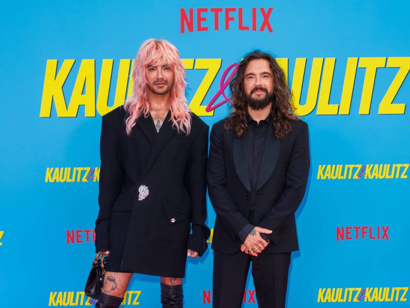 Bill und Tom bei der Premiere ihrer Netflix-Doku.