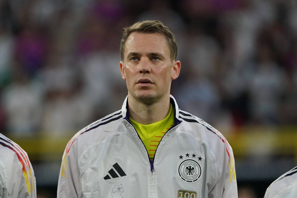 Manuel Neuer im Team der deutschen Nationalmannschaft.