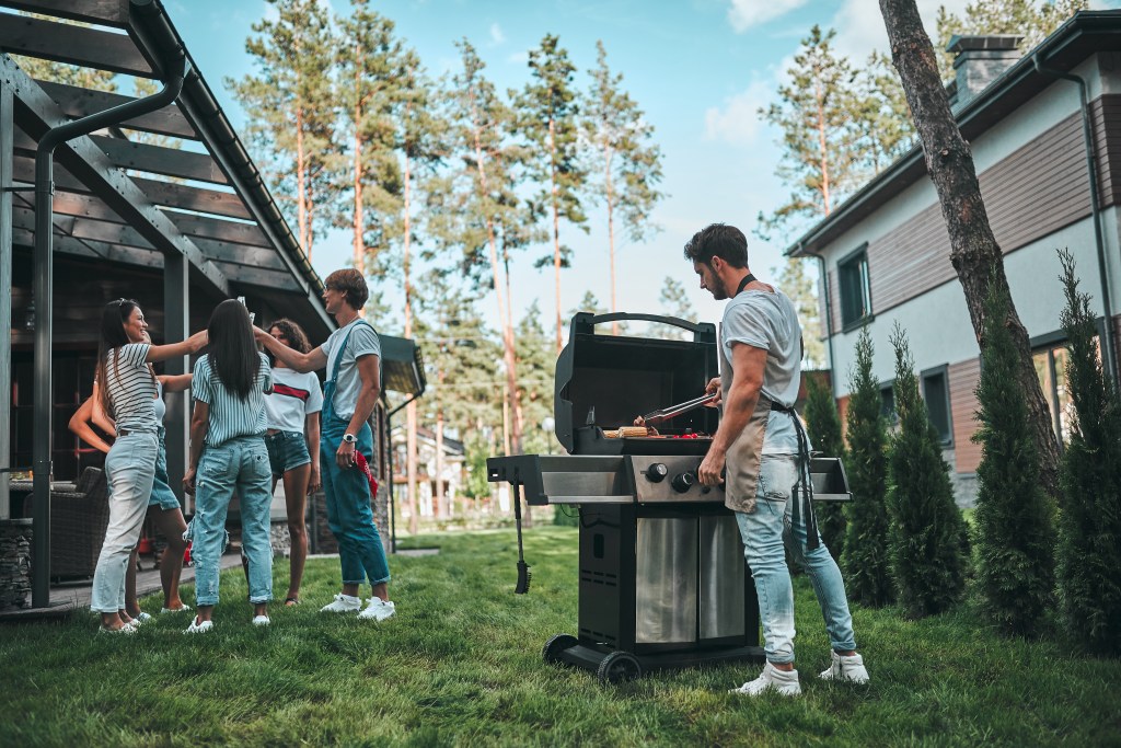 Grillparty im Garten