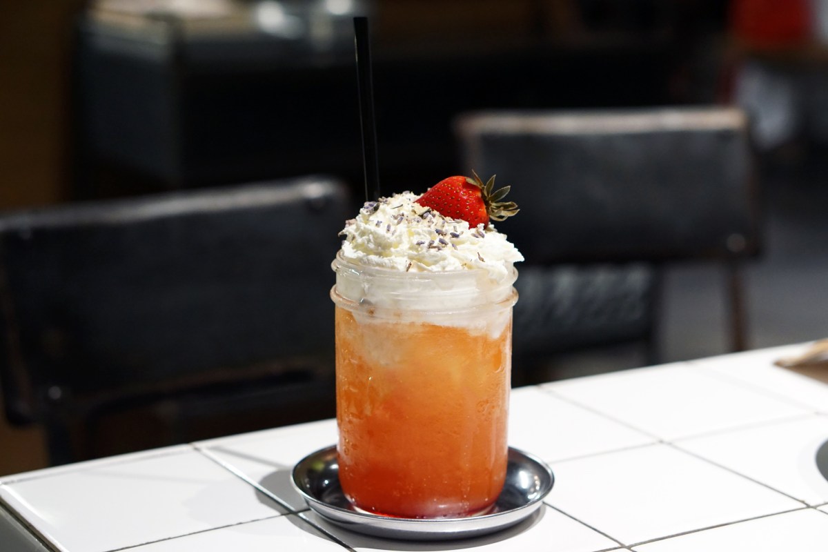 ice cream float mit Aperol