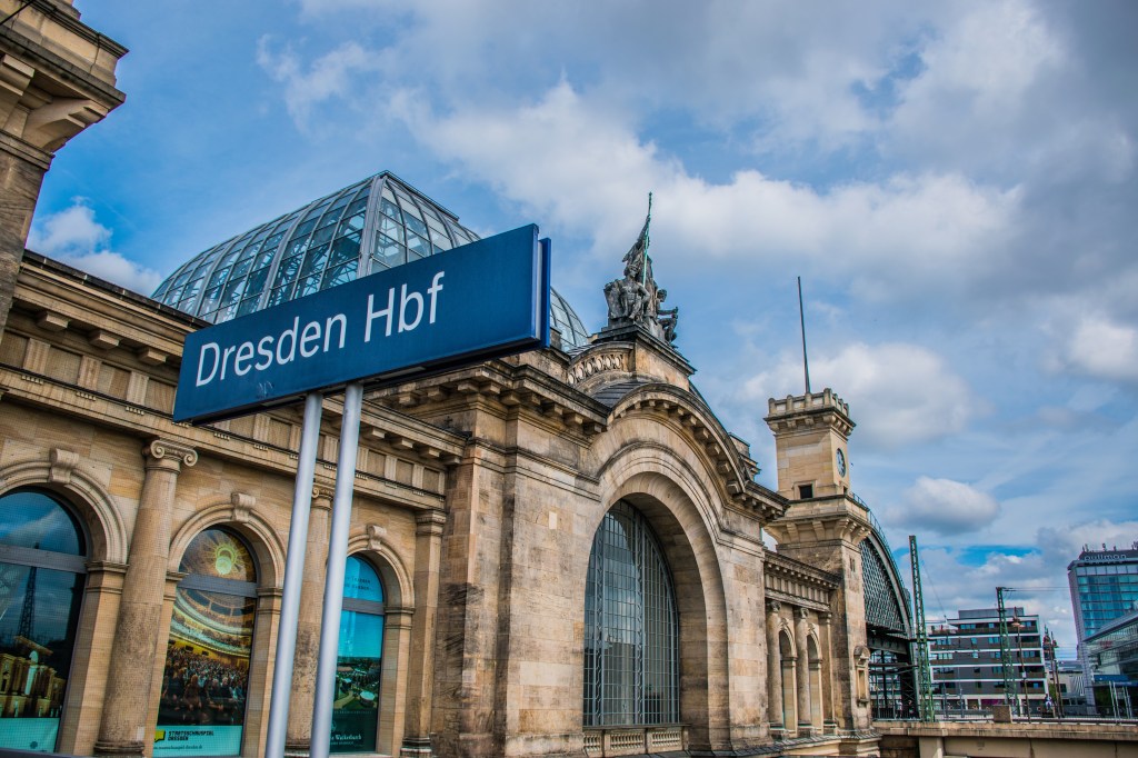 Am Dresdener Hauptbahnhof sind die Züge im Vergleich besonders pünktlich.