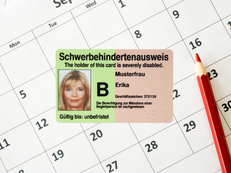 Unbefristeter Schwerbehindertenausweis