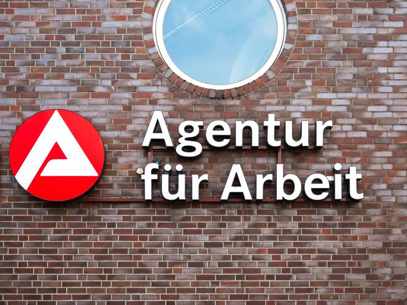 Logo der Bundesagentur fÃ¼r Arbeit.