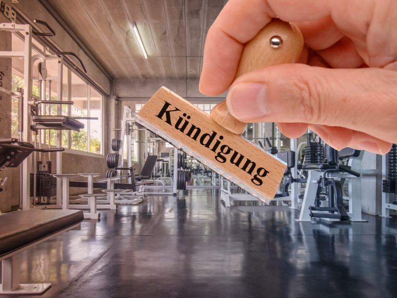 Fitnessstudio Kündigung