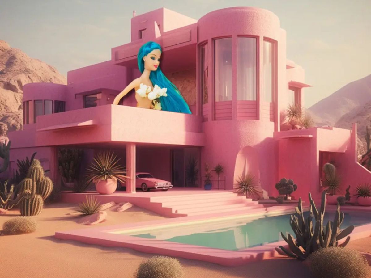 Behind the scenes: Barbies Dreamhouse steht in der kalifornischen Wüste