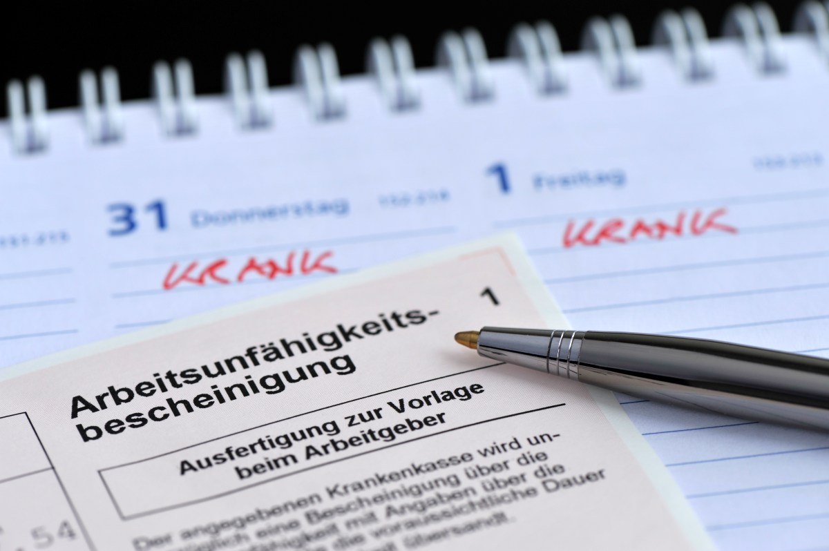 Arbeitsunfähigkeitsbescheinigung