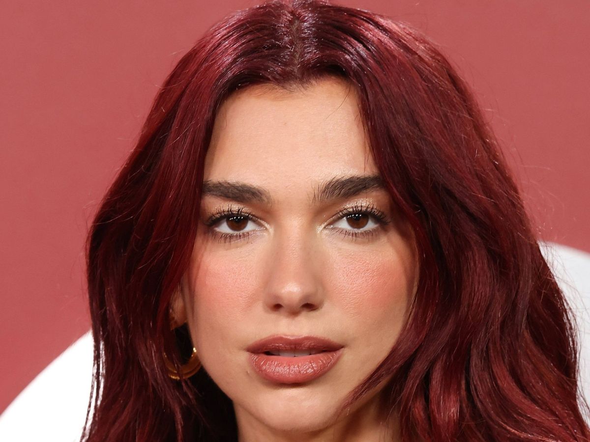 Dua Lipa Cherry Coke Hair