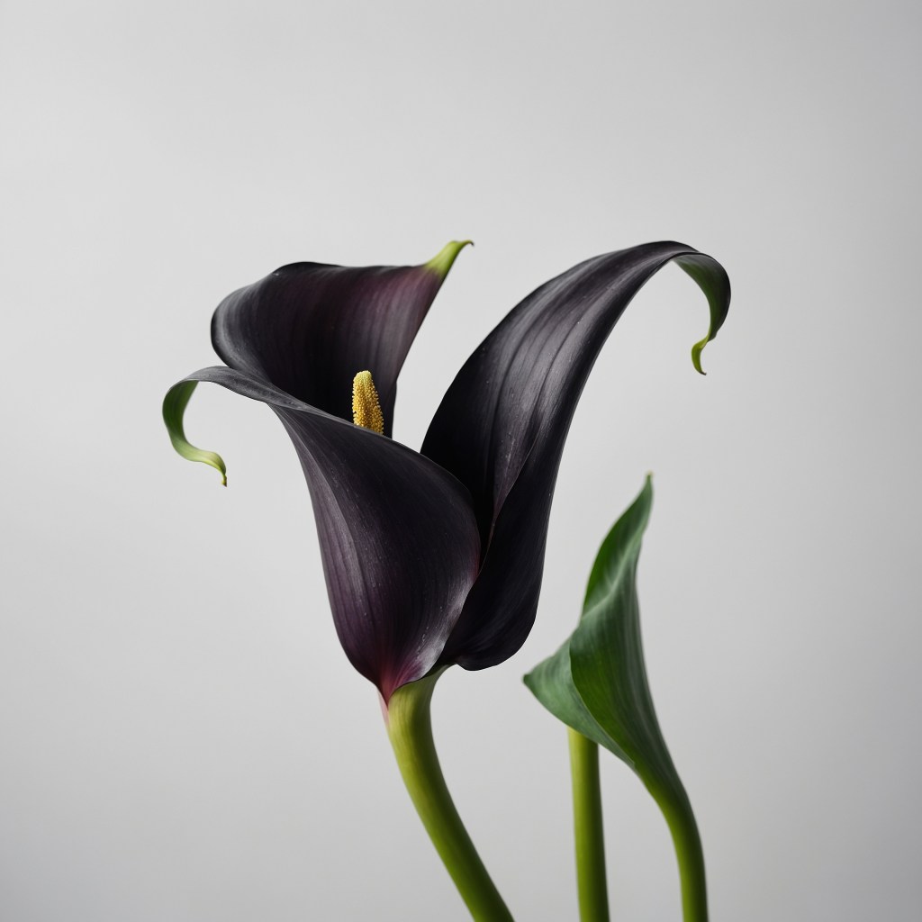 Schwarze Calla