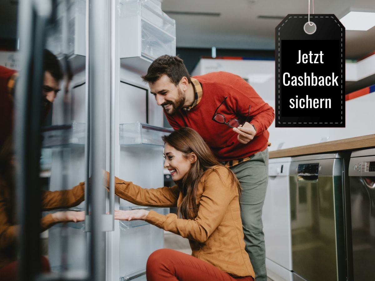 Bis zu 300 Euro Cashback für Haushaltsgeräte: So sparst du bei Kühlschrank und Co.