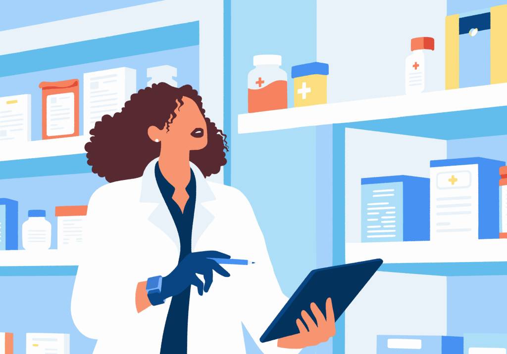 Frau Pharmazie