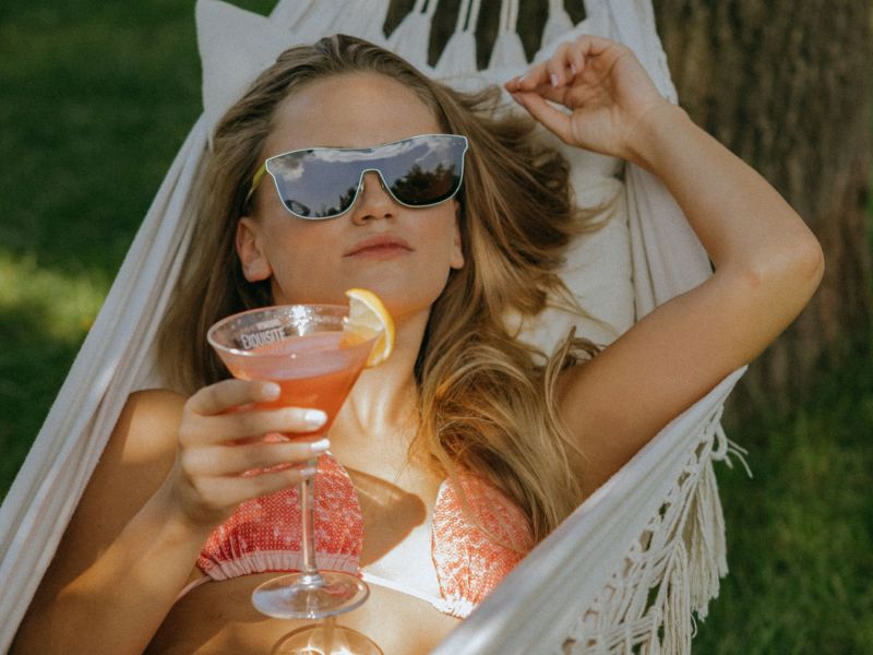 Cocktail Hängematte Urlaub