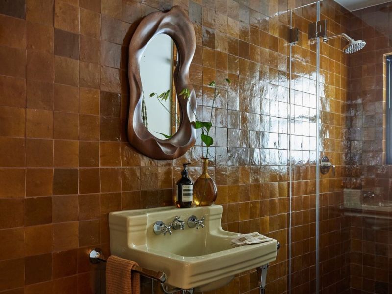 Retro-Badezimmer