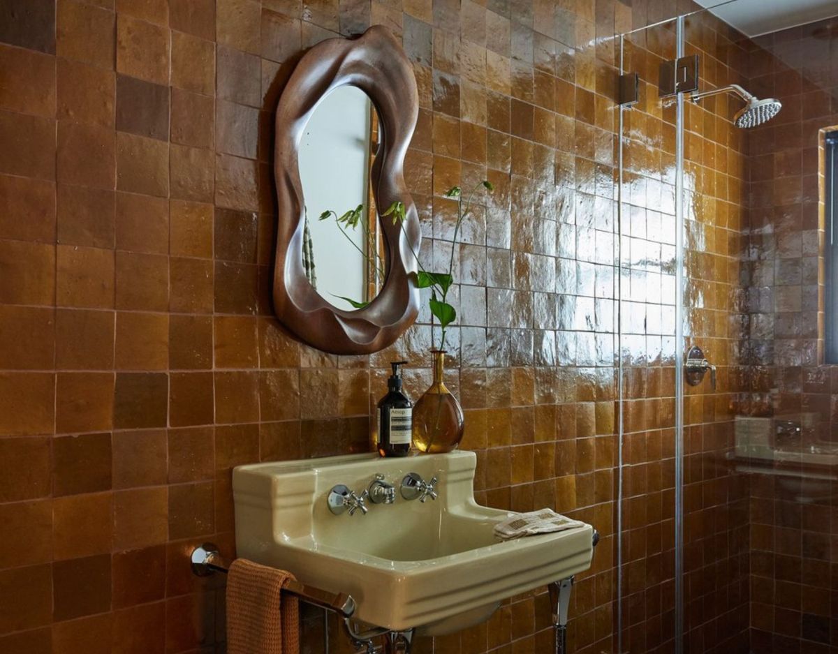 Retro-Badezimmer