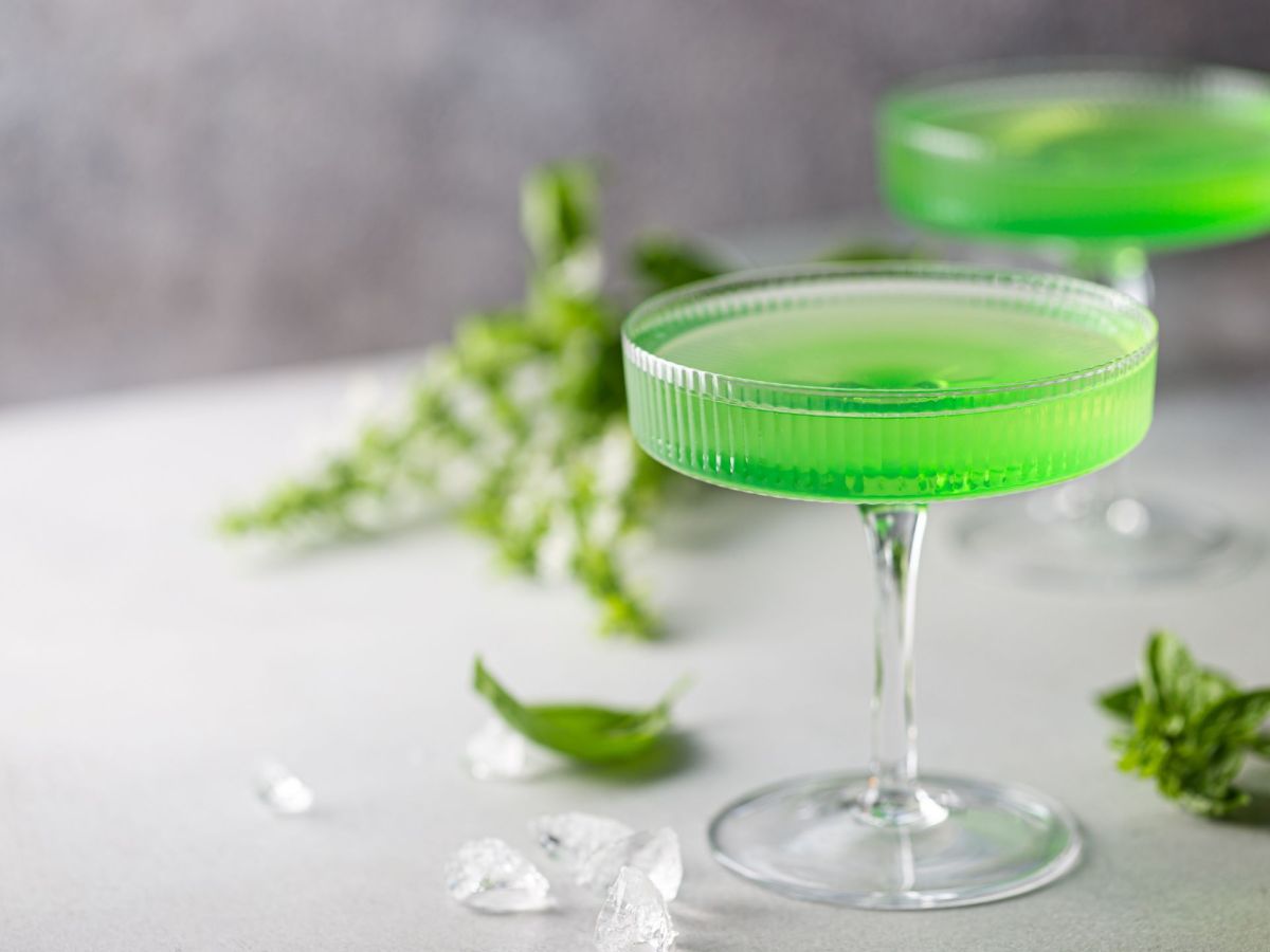 Sommerdrink 2025 grüner Cocktail