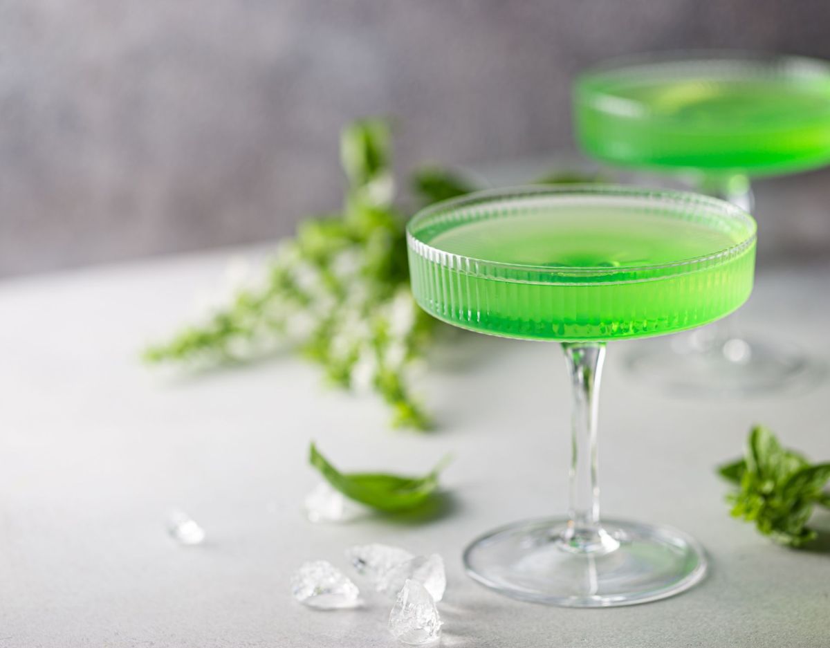 Sommerdrink 2025 grüner Cocktail