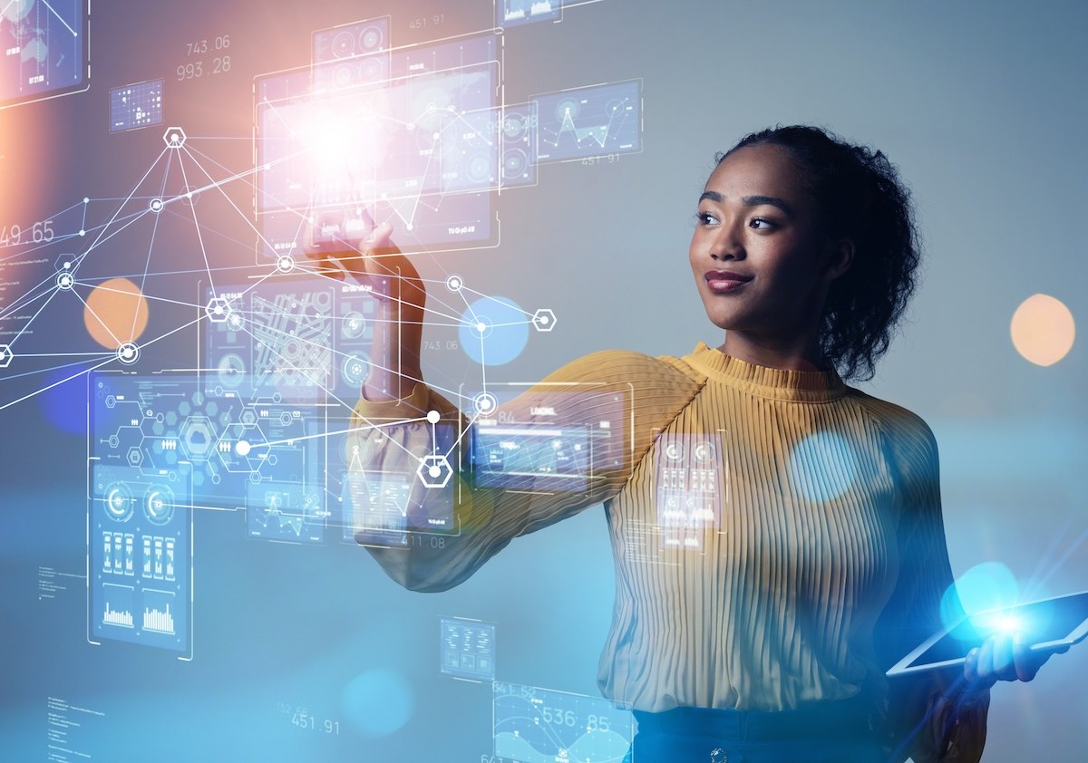Konzept der digitalen Transformation.