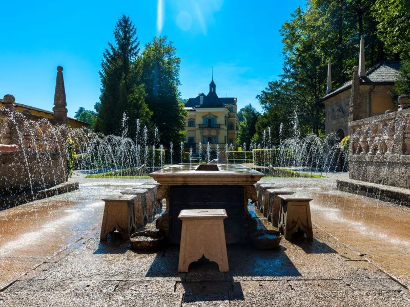Wasserspiele in Hellbrunn