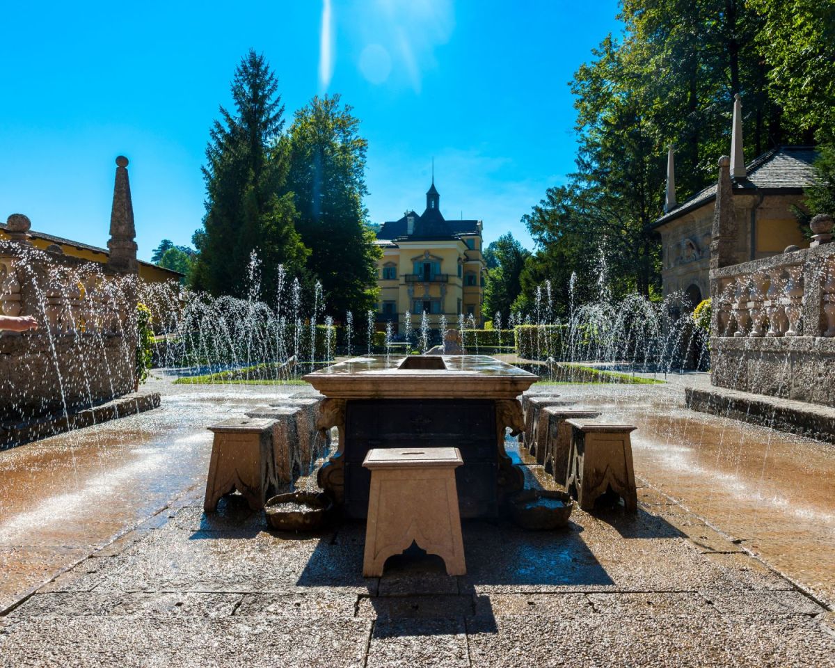 Wasserspiele in Hellbrunn