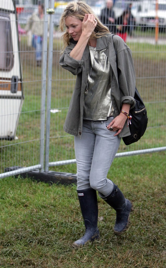 Kate Moss 2008 in Glastonbury 