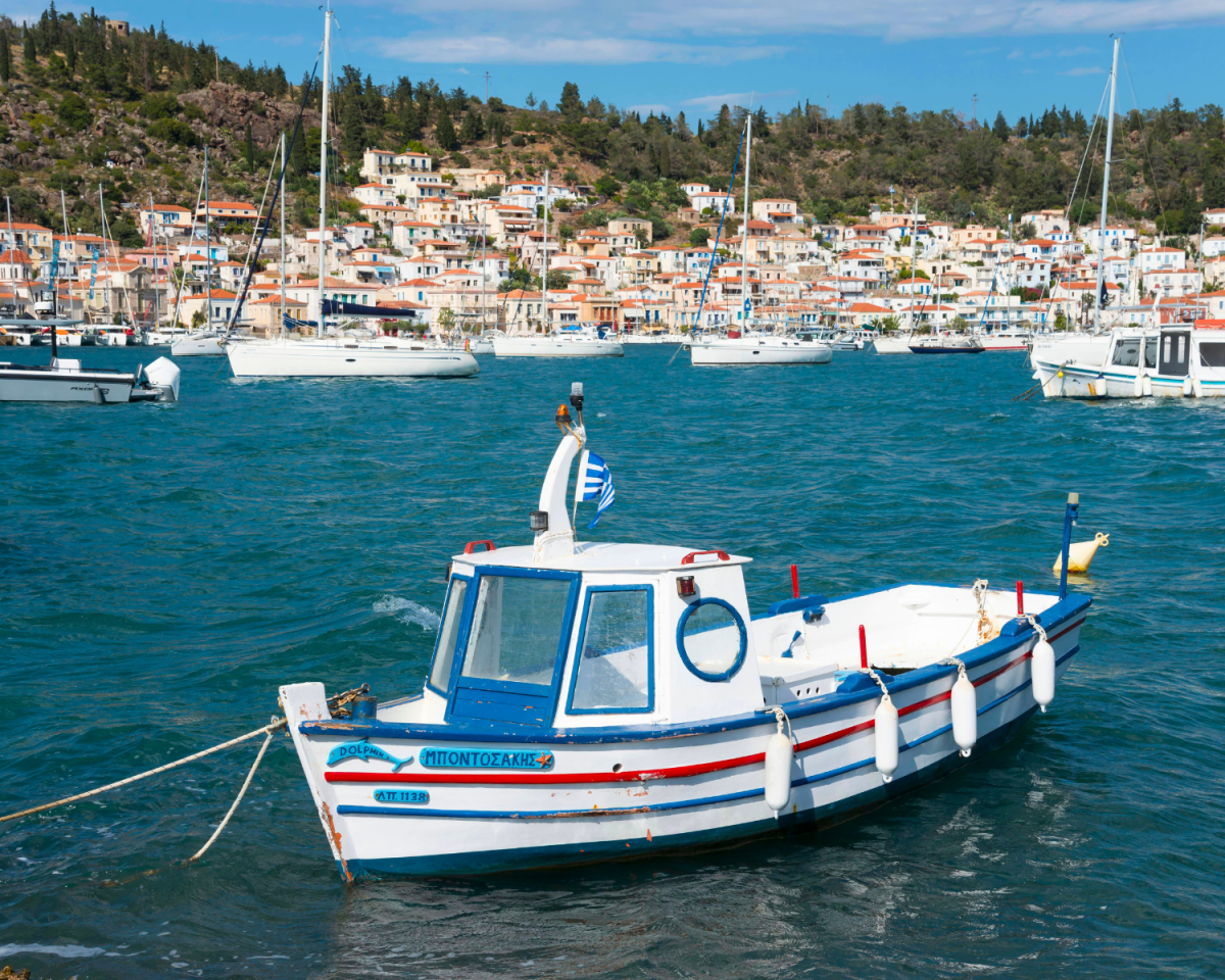 Urlaub in Griechenland: Die Insel Poros gilt noch als Geheimtipp unter den griechischen Inseln.