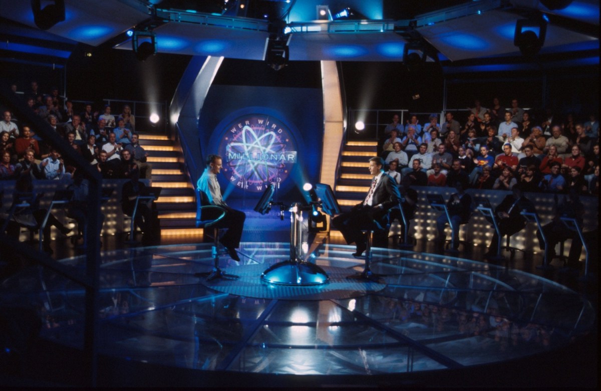 Moderator Günther Jauch bei 