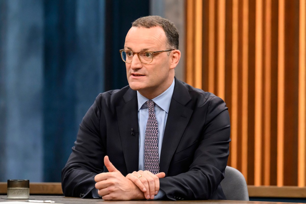 Jens Spahn als Gast bei einer Talkshow.