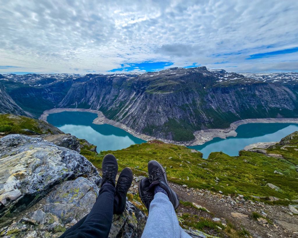 Blick auf Trolltunga