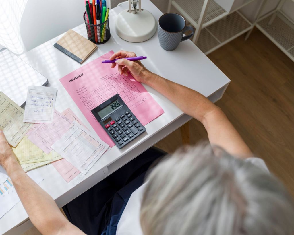 Frau Steuererklärung