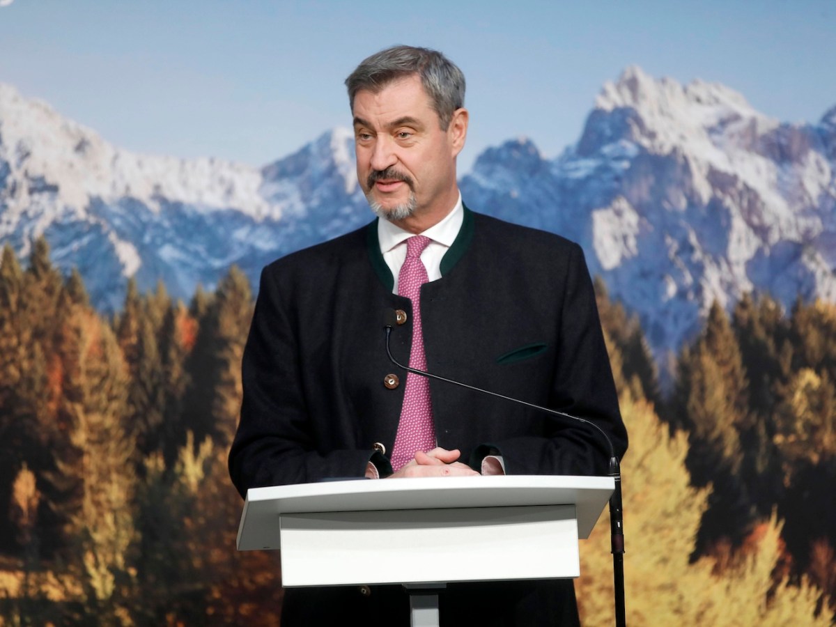Bayerns Ministerpräsident Markus Söder