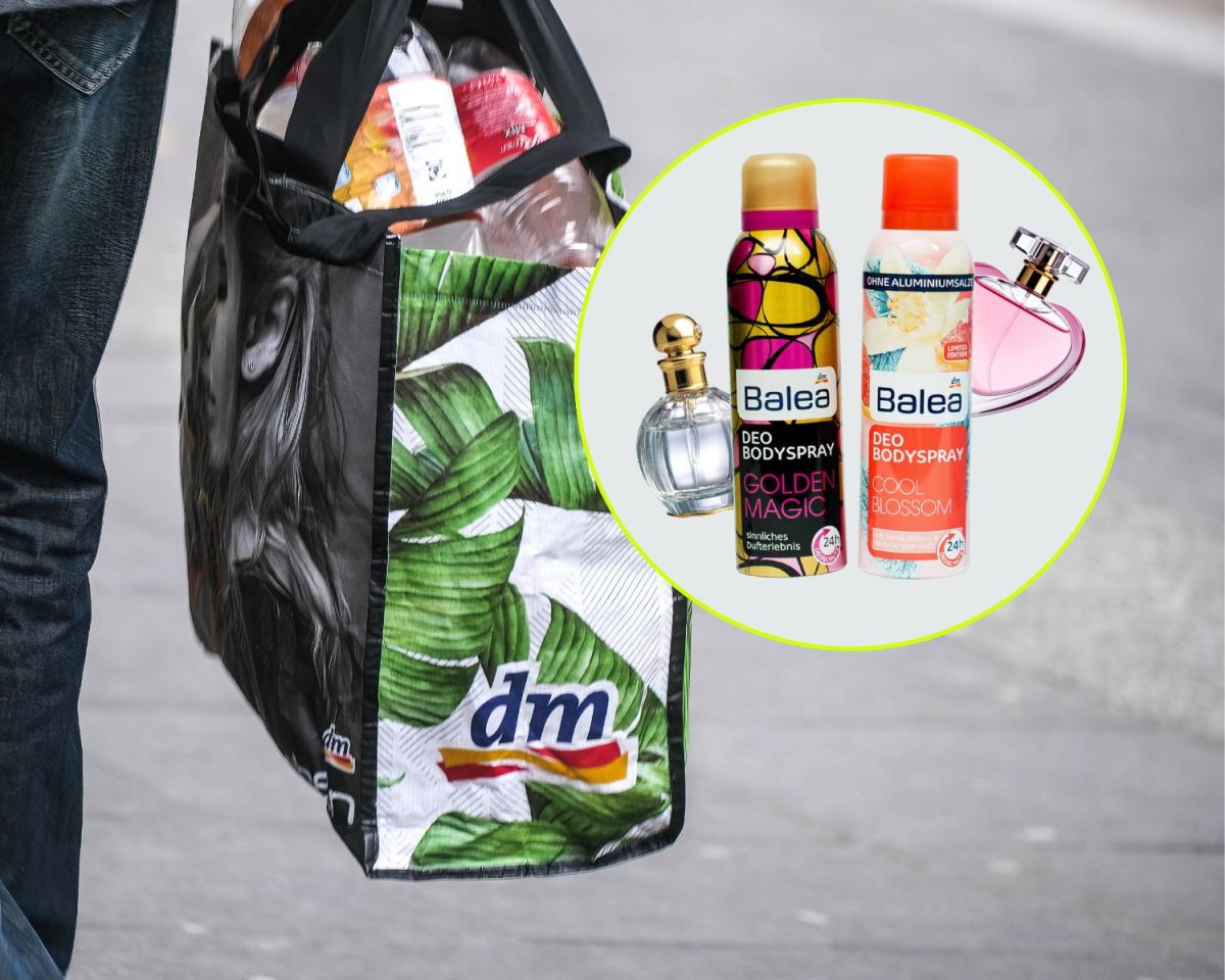 Balea Parfum Dupes in einer dm Tragetasche